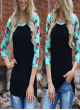 Floral Sleeves Tunic Top 